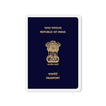 Indian Passport - Die-Cut Magnet-3" x 3"-The Sticker Space