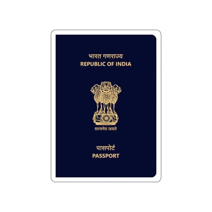 Indian Passport STICKER Vinyl Die-Cut Decal 2 Inch - The Sticker Space