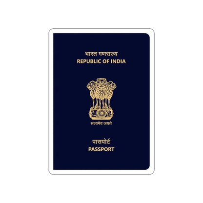Indian Passport STICKER Vinyl Die-Cut Decal - The Sticker Space