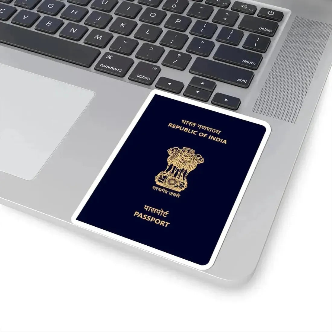 Indian Passport - STICKER Vinyl Kiss-Cut Decal - The Sticker Space