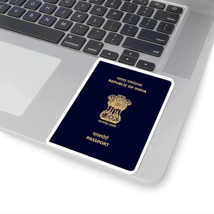 Indian Passport - STICKER Vinyl Kiss-Cut Decal - The Sticker Space