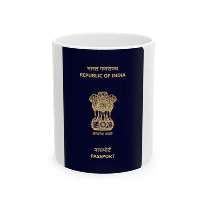 Indian Passport - White Coffee Mug