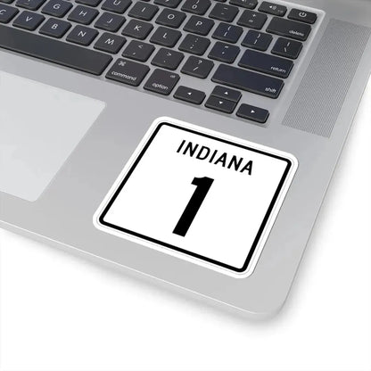 Indiana 1 (Indiana) (Road Sign) STICKER Vinyl Kiss-Cut Decal - The Sticker Space