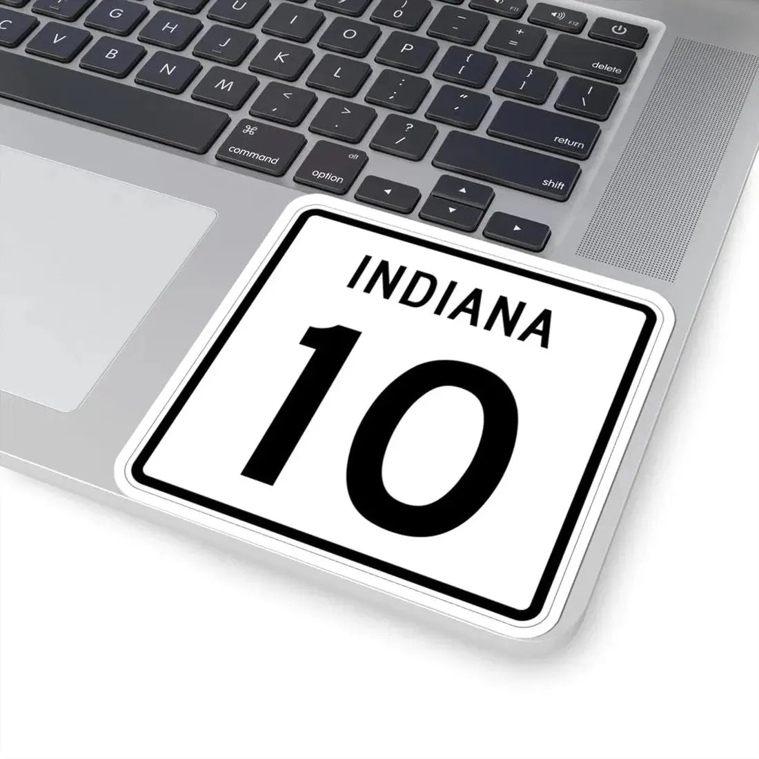 Indiana 10 (Indiana) (Road Sign) STICKER Vinyl Kiss-Cut Decal - The Sticker Space
