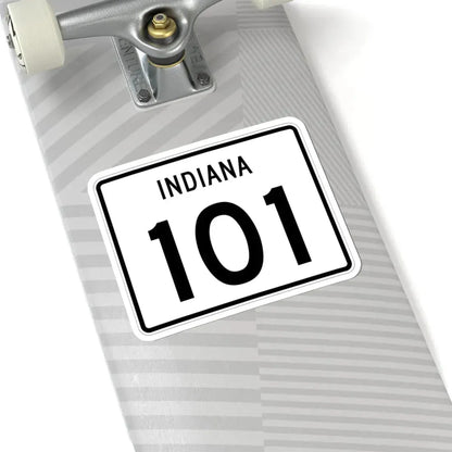 Indiana 101 (Indiana) (Road Sign) STICKER Vinyl Kiss-Cut Decal - The Sticker Space