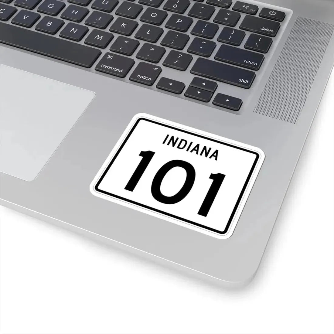 Indiana 101 (Indiana) (Road Sign) STICKER Vinyl Kiss-Cut Decal - The Sticker Space