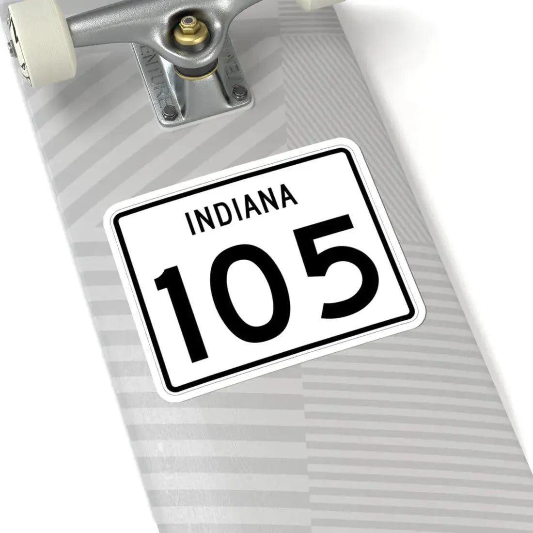 Indiana 105 (Indiana) (Road Sign) STICKER Vinyl Kiss-Cut Decal - The Sticker Space