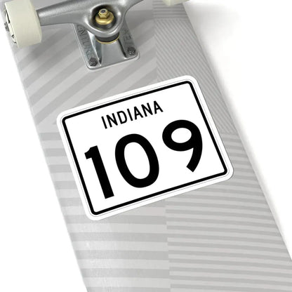 Indiana 109 (Indiana) (Road Sign) STICKER Vinyl Kiss-Cut Decal - The Sticker Space