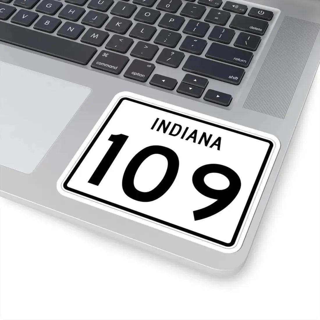 Indiana 109 (Indiana) (Road Sign) STICKER Vinyl Kiss-Cut Decal - The Sticker Space