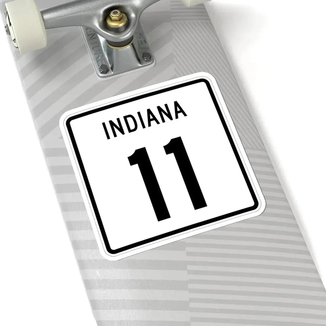 Indiana 11 (Indiana) (Road Sign) STICKER Vinyl Kiss-Cut Decal - The Sticker Space
