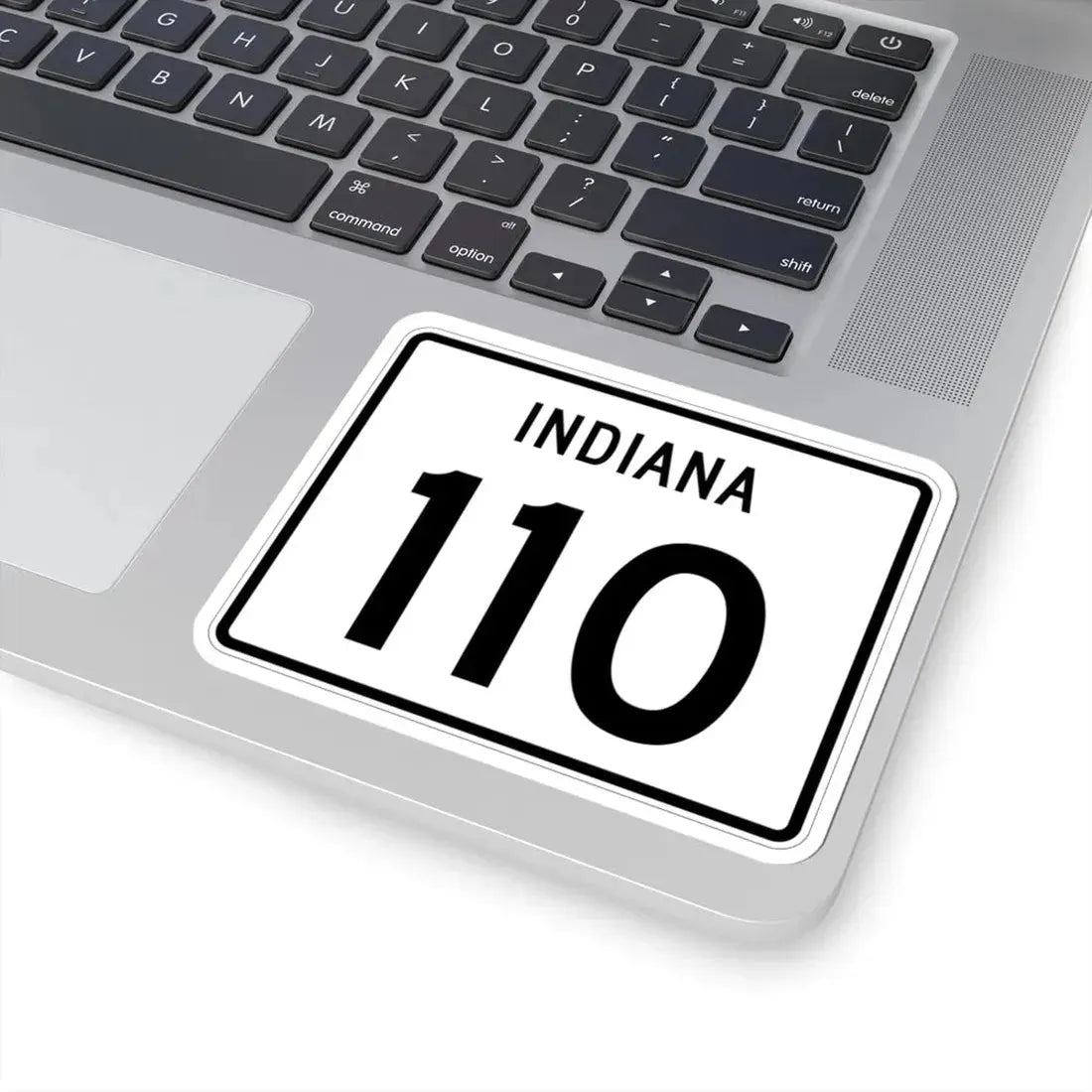 Indiana 110 (Indiana) (Road Sign) STICKER Vinyl Kiss-Cut Decal - The Sticker Space