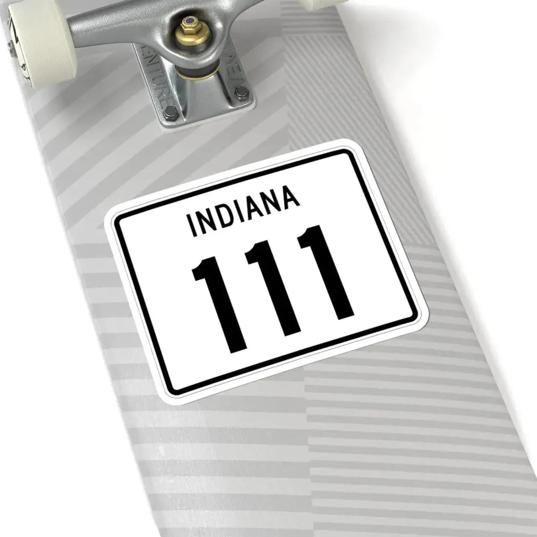 Indiana 111 (Indiana) (Road Sign) STICKER Vinyl Kiss-Cut Decal - The Sticker Space