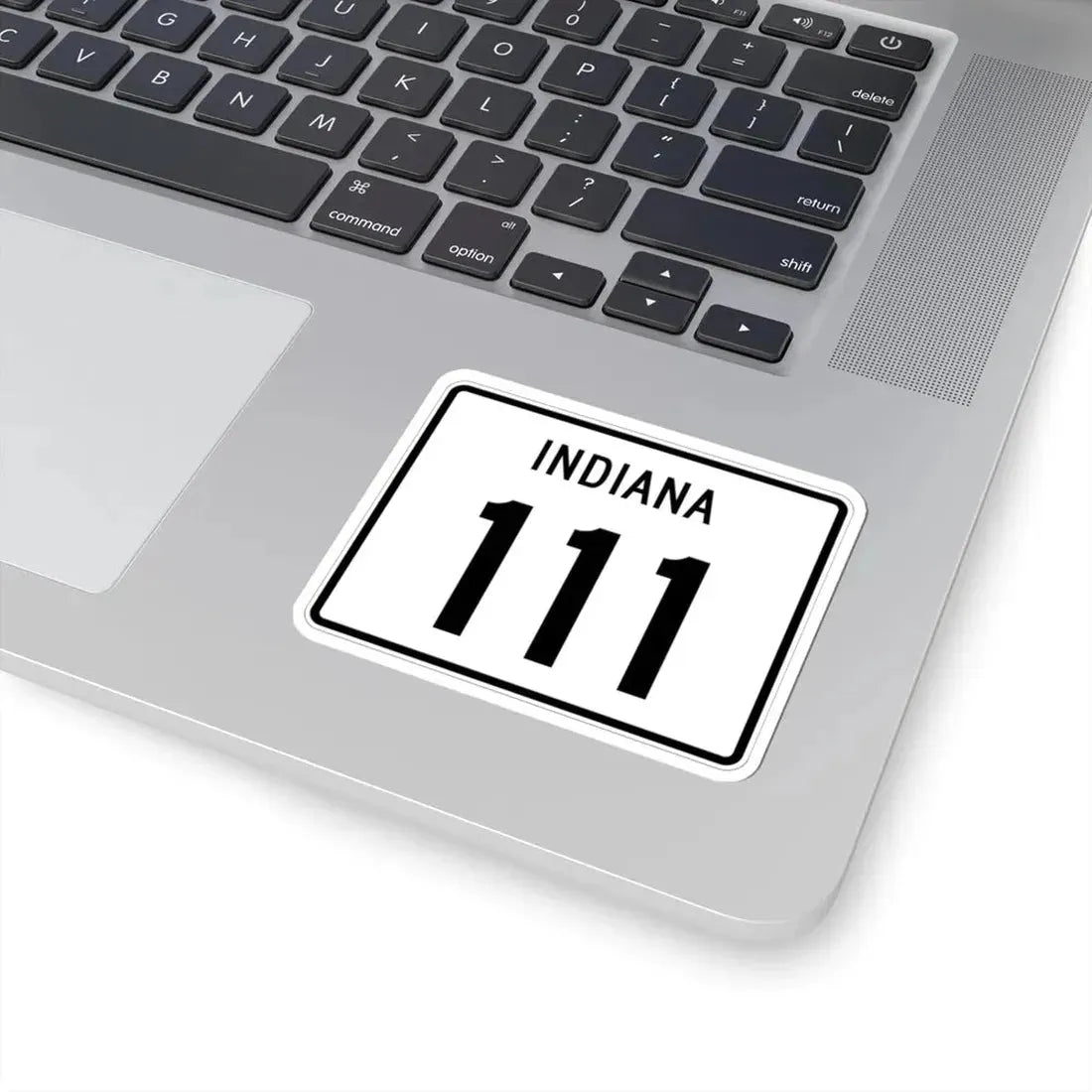 Indiana 111 (Indiana) (Road Sign) STICKER Vinyl Kiss-Cut Decal - The Sticker Space