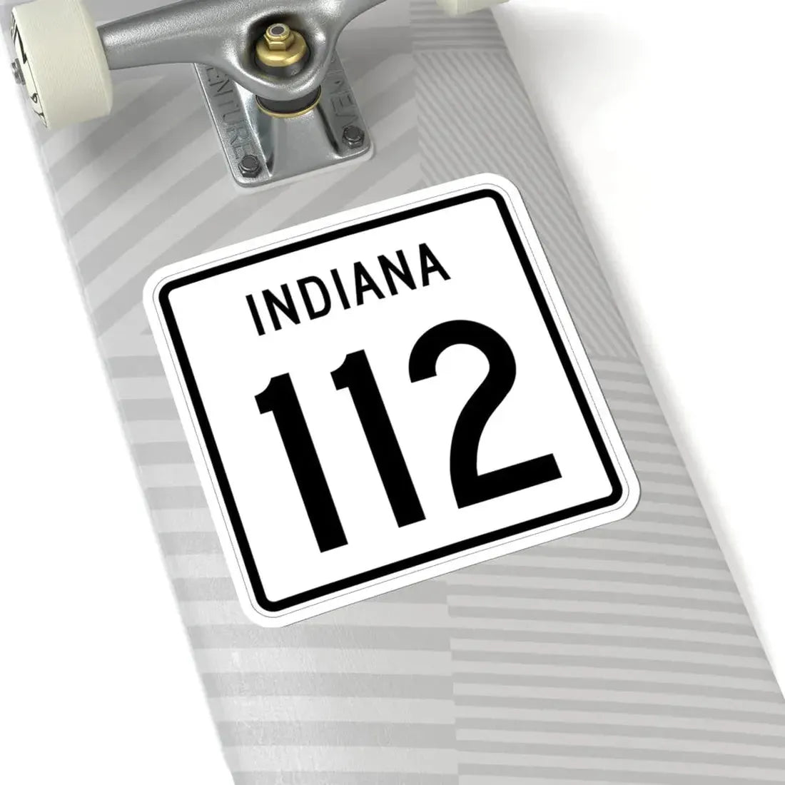 Indiana 112 1955 (Indiana) (Road Sign) STICKER Vinyl Kiss-Cut Decal - The Sticker Space