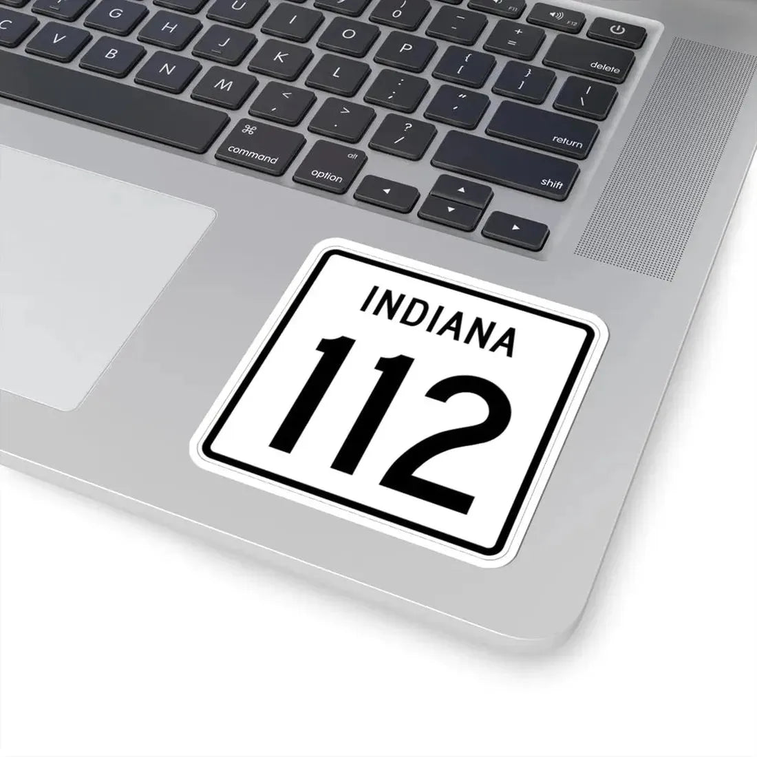 Indiana 112 1955 (Indiana) (Road Sign) STICKER Vinyl Kiss-Cut Decal - The Sticker Space