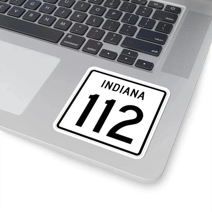 Indiana 112 1955 (Indiana) (Road Sign) STICKER Vinyl Kiss-Cut Decal - The Sticker Space