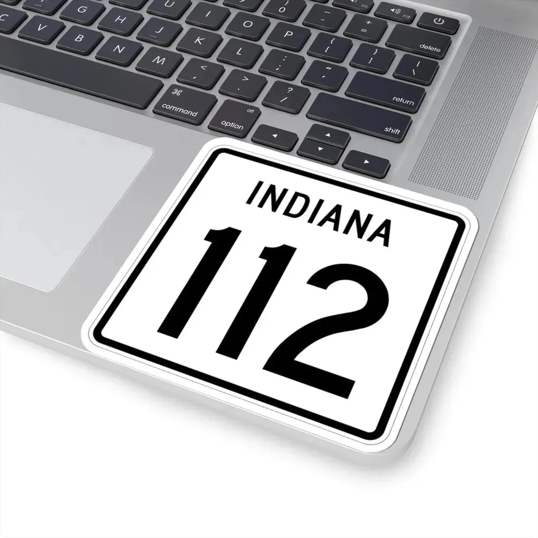 Indiana 112 1955 (Indiana) (Road Sign) STICKER Vinyl Kiss-Cut Decal - The Sticker Space