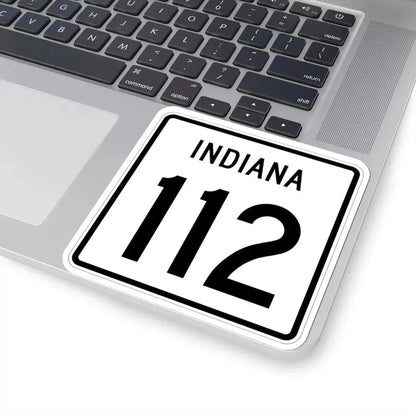 Indiana 112 1955 (Indiana) (Road Sign) STICKER Vinyl Kiss-Cut Decal - The Sticker Space