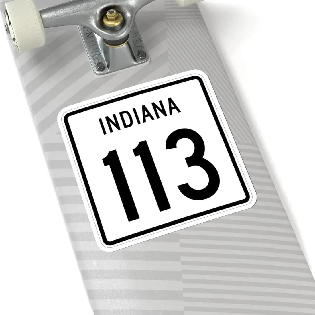 Indiana 113 1955 (Indiana) (Road Sign) STICKER Vinyl Kiss-Cut Decal - The Sticker Space