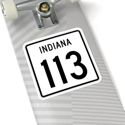 Indiana 113 1955 (Indiana) (Road Sign) STICKER Vinyl Kiss-Cut Decal - The Sticker Space