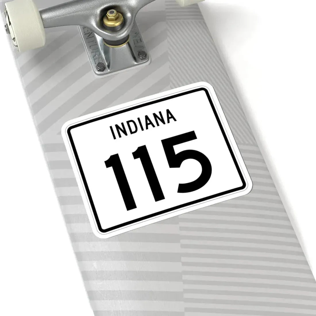 Indiana 115 (Indiana) (Road Sign) STICKER Vinyl Kiss-Cut Decal - The Sticker Space