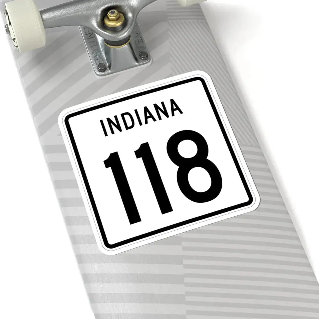 Indiana 118 1955 (Indiana) (Road Sign) STICKER Vinyl Kiss-Cut Decal - The Sticker Space