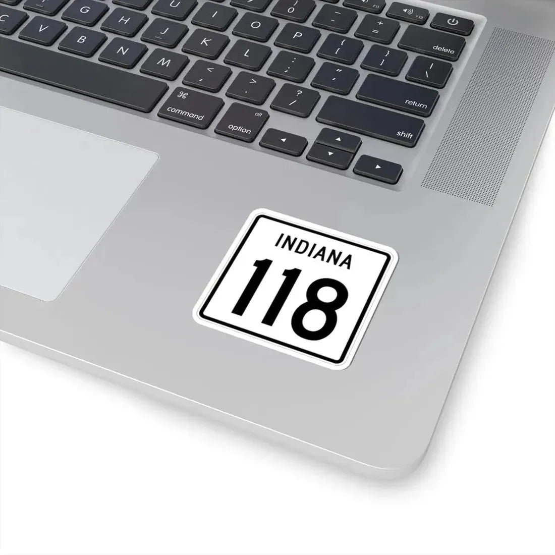 Indiana 118 1955 (Indiana) (Road Sign) STICKER Vinyl Kiss-Cut Decal - The Sticker Space