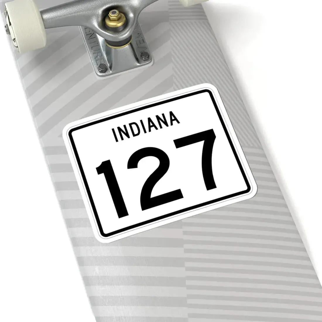 Indiana 127 (Indiana) (Road Sign) STICKER Vinyl Kiss-Cut Decal - The Sticker Space