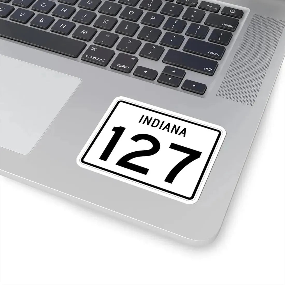 Indiana 127 (Indiana) (Road Sign) STICKER Vinyl Kiss-Cut Decal - The Sticker Space