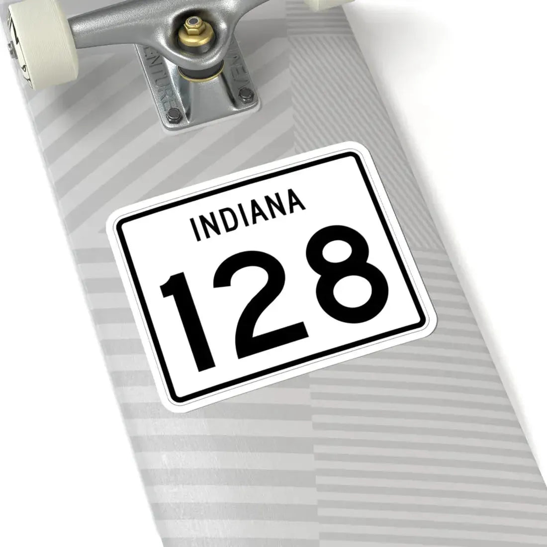 Indiana 128 (Indiana) (Road Sign) STICKER Vinyl Kiss-Cut Decal - The Sticker Space