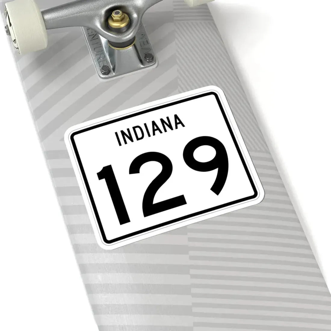 Indiana 129 (Indiana) (Road Sign) STICKER Vinyl Kiss-Cut Decal - The Sticker Space