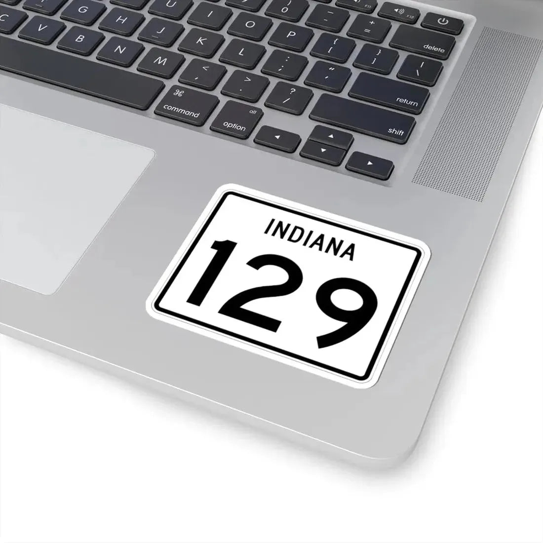 Indiana 129 (Indiana) (Road Sign) STICKER Vinyl Kiss-Cut Decal - The Sticker Space