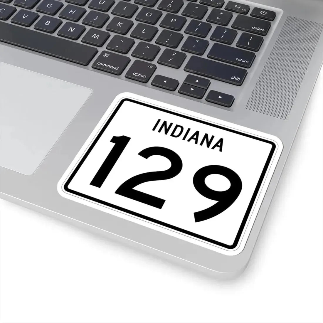 Indiana 129 (Indiana) (Road Sign) STICKER Vinyl Kiss-Cut Decal - The Sticker Space