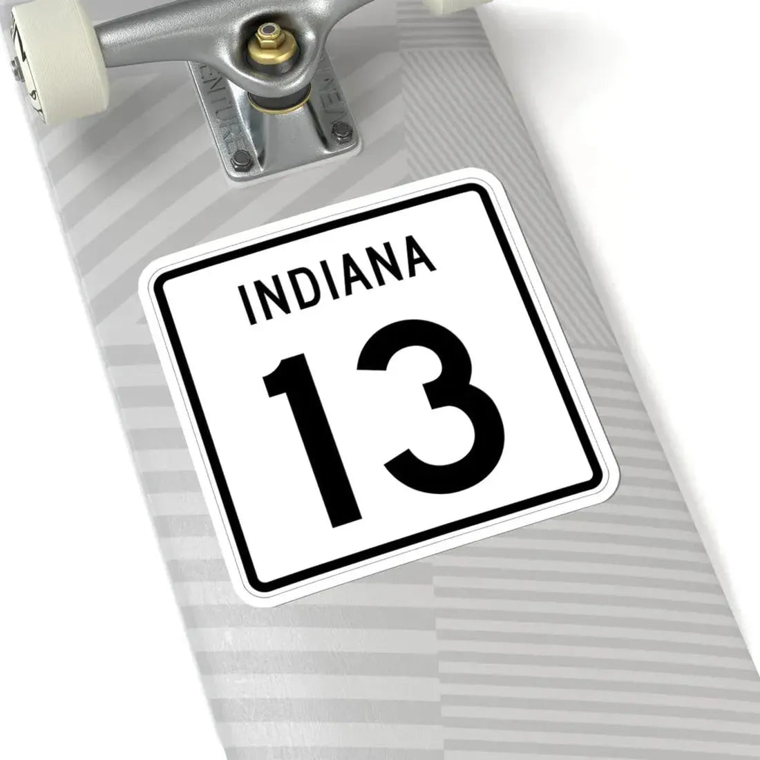 Indiana 13 (Indiana) (Road Sign) STICKER Vinyl Kiss-Cut Decal - The Sticker Space