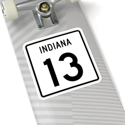 Indiana 13 (Indiana) (Road Sign) STICKER Vinyl Kiss-Cut Decal - The Sticker Space