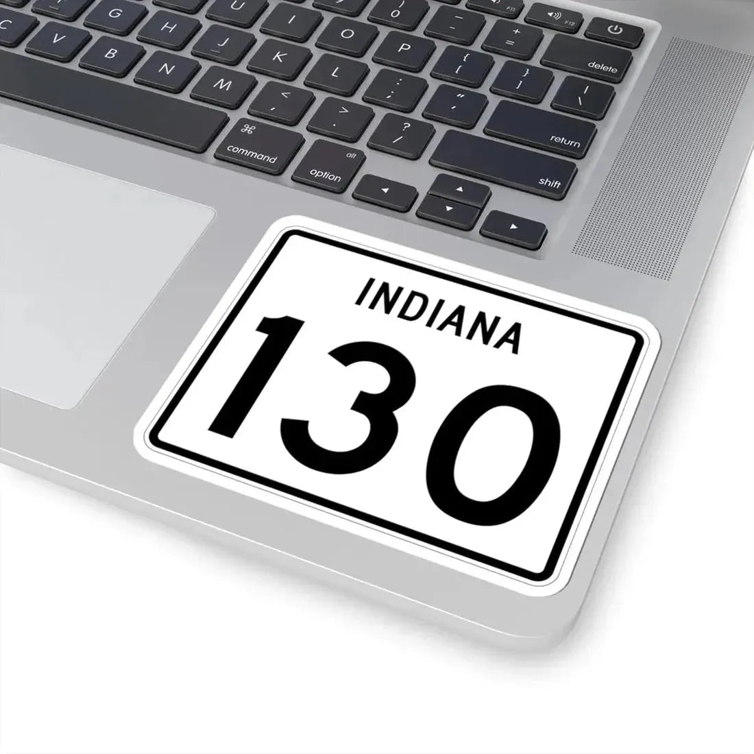 Indiana 130 (Indiana) (Road Sign) STICKER Vinyl Kiss-Cut Decal - The Sticker Space