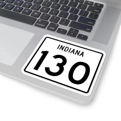 Indiana 130 (Indiana) (Road Sign) STICKER Vinyl Kiss-Cut Decal - The Sticker Space