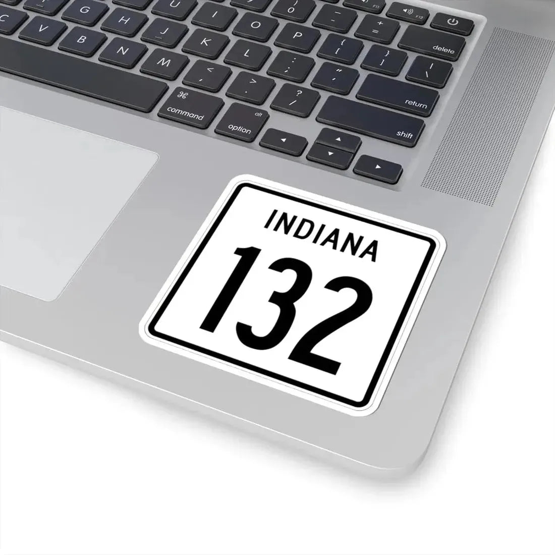 Indiana 132 1955 (Indiana) (Road Sign) STICKER Vinyl Kiss-Cut Decal - The Sticker Space