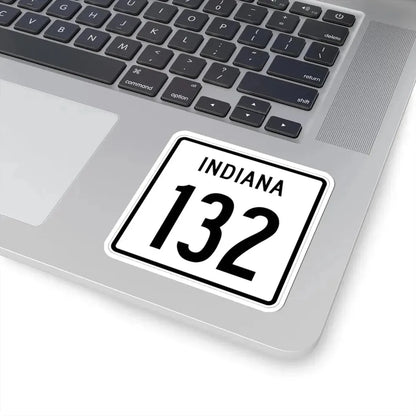 Indiana 132 1955 (Indiana) (Road Sign) STICKER Vinyl Kiss-Cut Decal - The Sticker Space
