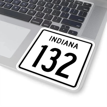 Indiana 132 1955 (Indiana) (Road Sign) STICKER Vinyl Kiss-Cut Decal - The Sticker Space