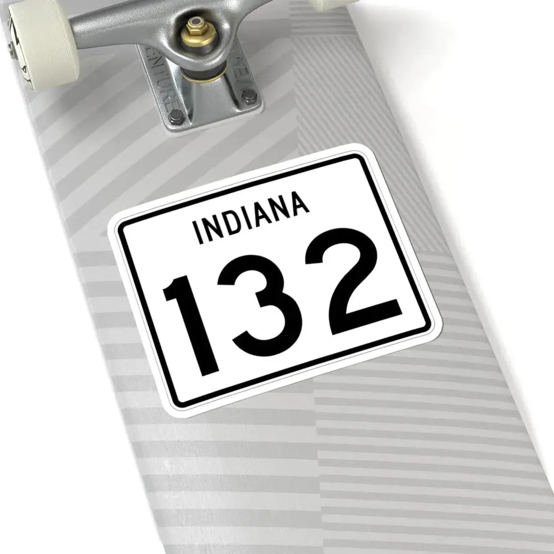 Indiana 132 (Indiana) (Road Sign) STICKER Vinyl Kiss-Cut Decal - The Sticker Space