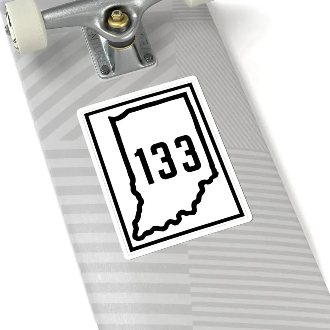 Indiana 133 1926 (Indiana) (Road Sign) STICKER Vinyl Kiss-Cut Decal - The Sticker Space