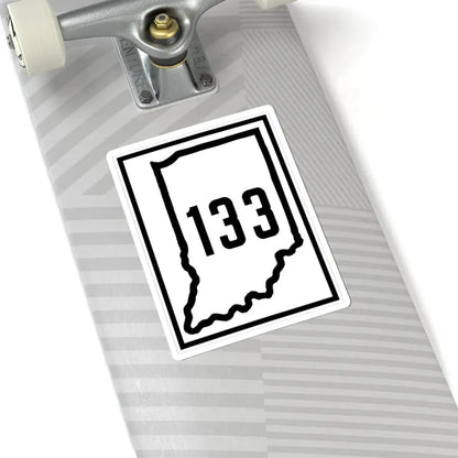 Indiana 133 1926 (Indiana) (Road Sign) STICKER Vinyl Kiss-Cut Decal - The Sticker Space