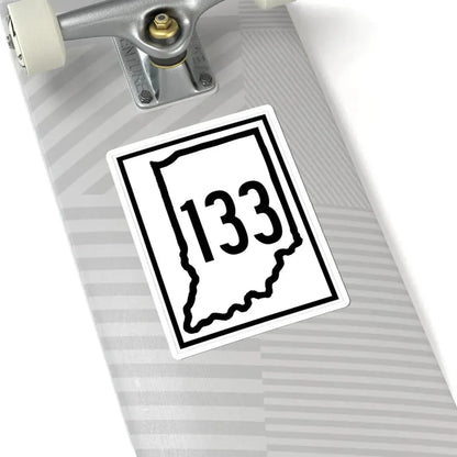 Indiana 133 1940 (Indiana) (Road Sign) STICKER Vinyl Kiss-Cut Decal - The Sticker Space