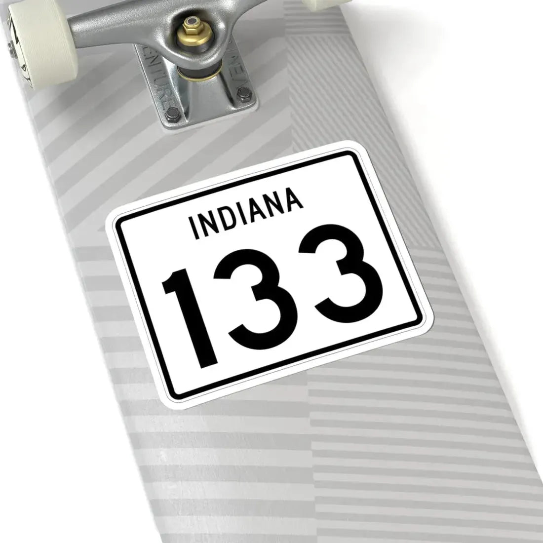 Indiana 133 (Indiana) (Road Sign) STICKER Vinyl Kiss-Cut Decal - The Sticker Space