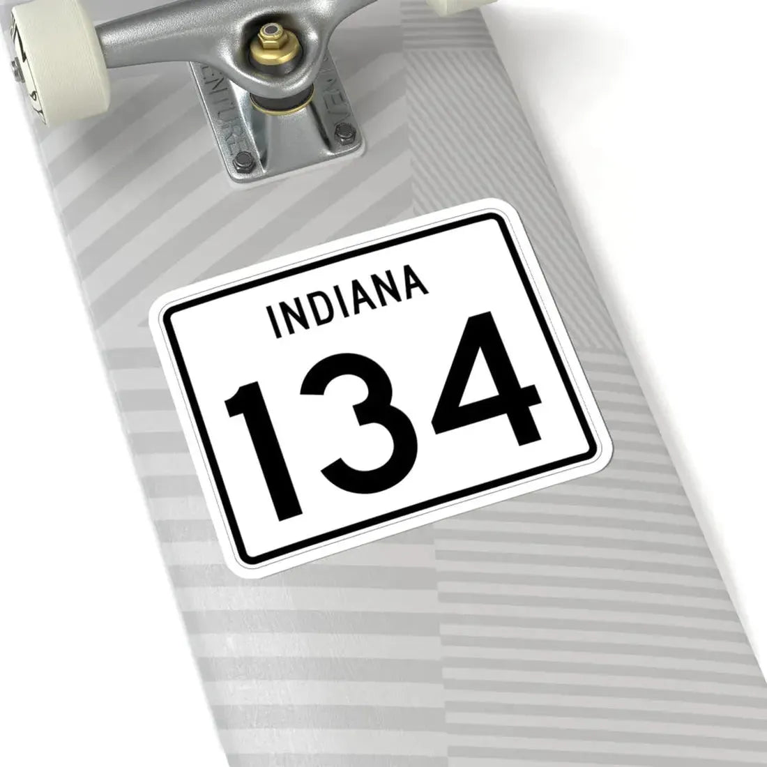 Indiana 134 (Indiana) (Road Sign) STICKER Vinyl Kiss-Cut Decal - The Sticker Space