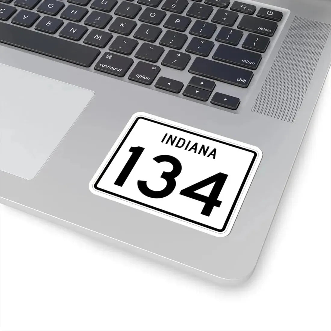 Indiana 134 (Indiana) (Road Sign) STICKER Vinyl Kiss-Cut Decal - The Sticker Space