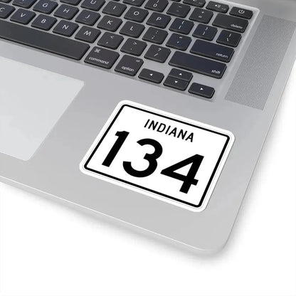 Indiana 134 (Indiana) (Road Sign) STICKER Vinyl Kiss-Cut Decal - The Sticker Space