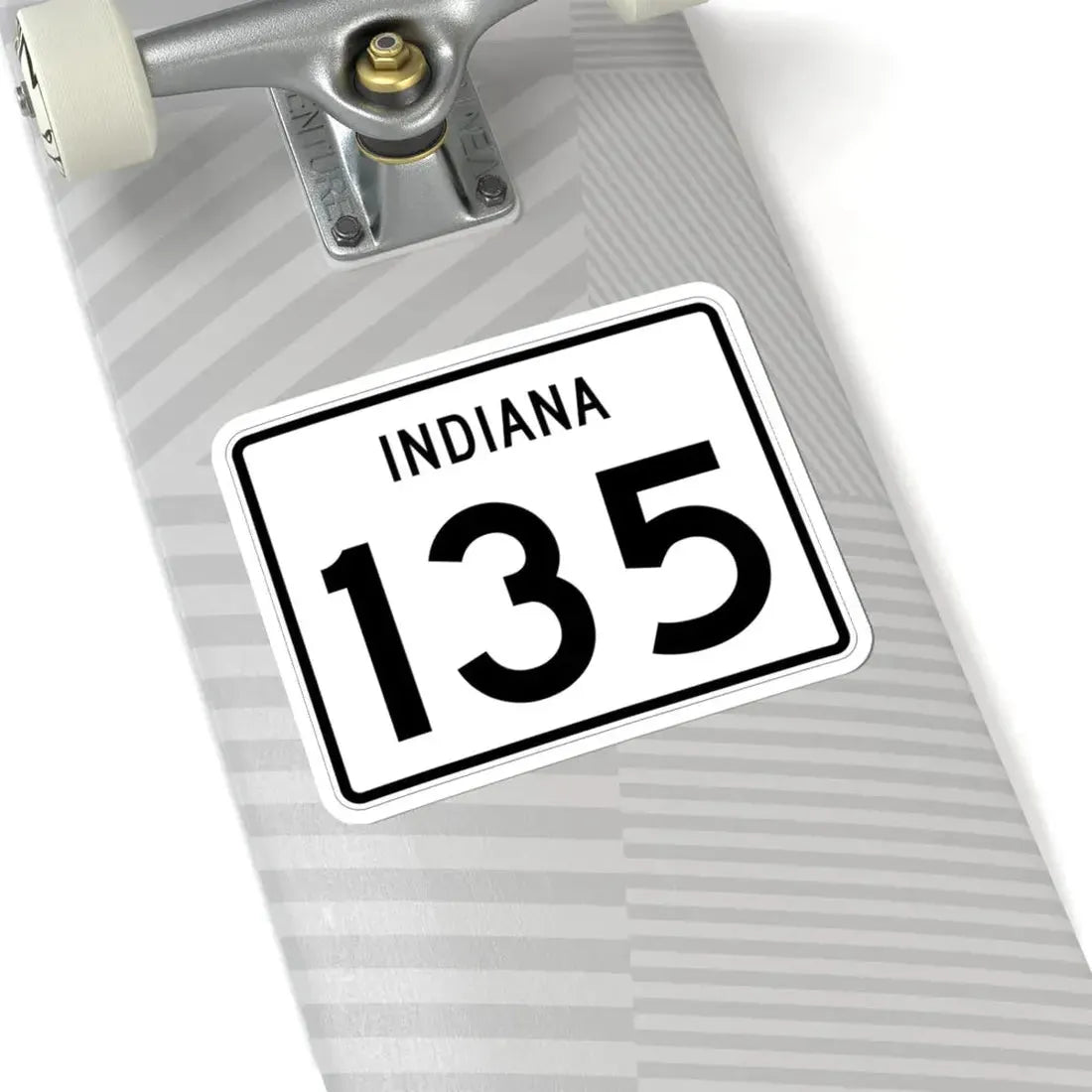 Indiana 135 (Indiana) (Road Sign) STICKER Vinyl Kiss-Cut Decal - The Sticker Space