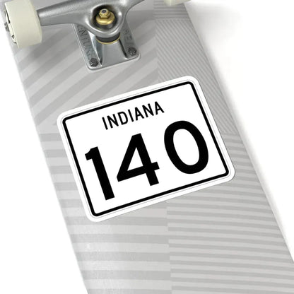 Indiana 140 (Indiana) (Road Sign) STICKER Vinyl Kiss-Cut Decal - The Sticker Space